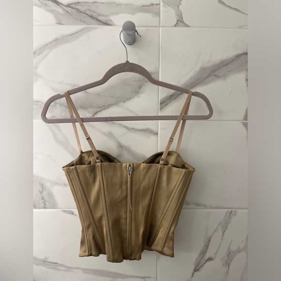 Aritzia Dazzle Satin Bustier - Picture 2 of 3